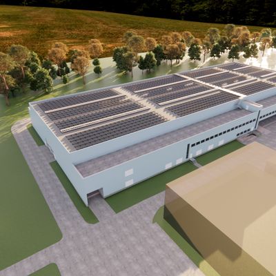Visualization of the new RECOSiC<sup>&reg;</sup> production facility